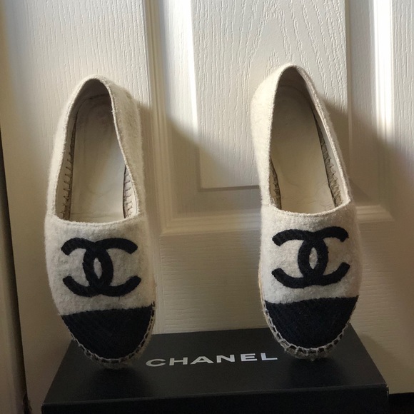 chanel backless espadrilles